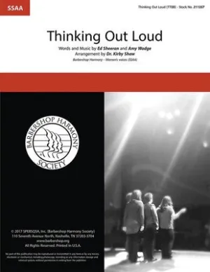 THINKING OUT LOUD SSAA A CAPPELLA