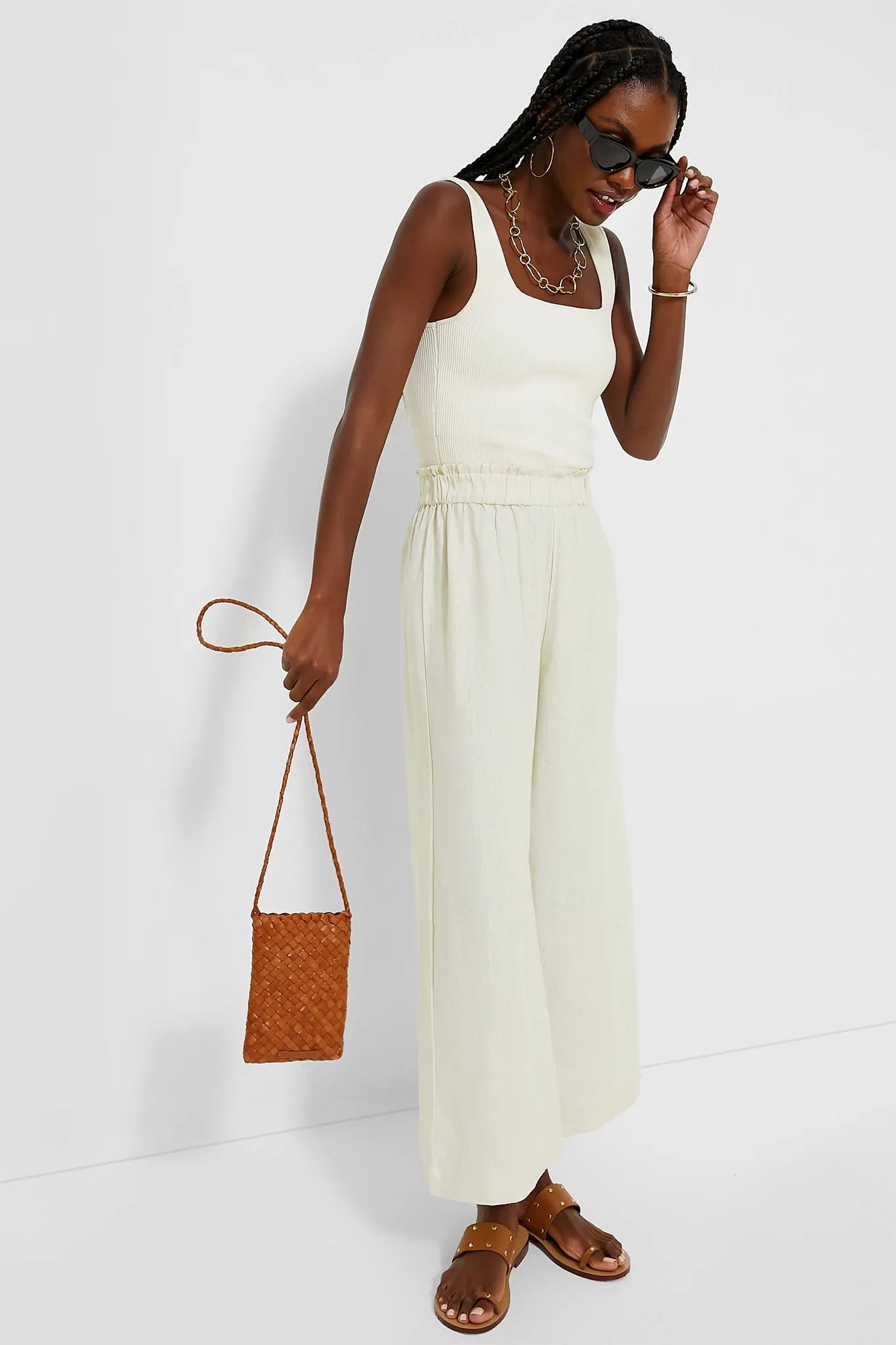 Timber Woven Leather Grace Crossbody