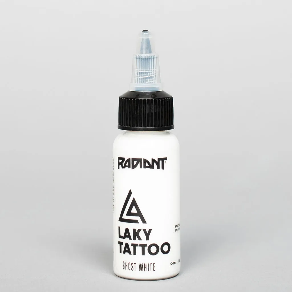 Tinta Radiant Colors |  Laky Tattoo | Ghost White