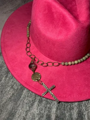 Vintage Cross Statement Necklace