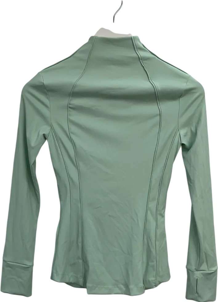 Wander Doll Green Elevated Everyday Zip Through Jacket UK XS