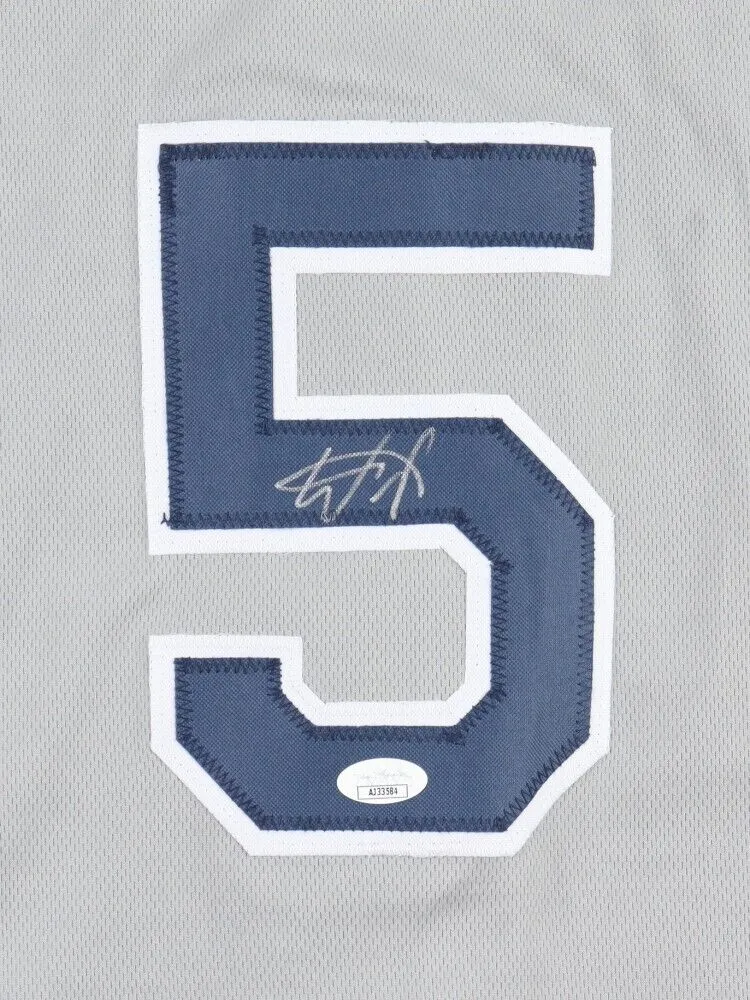 Wander Franco Signed Rays Jersey (JSA) Tampa Ray 2021 Rookie Shortstop