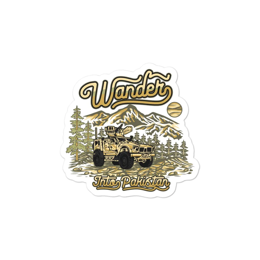Wander into Pakistan Champagne No Border