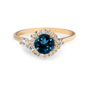 Wander London Blue Topaz Ring