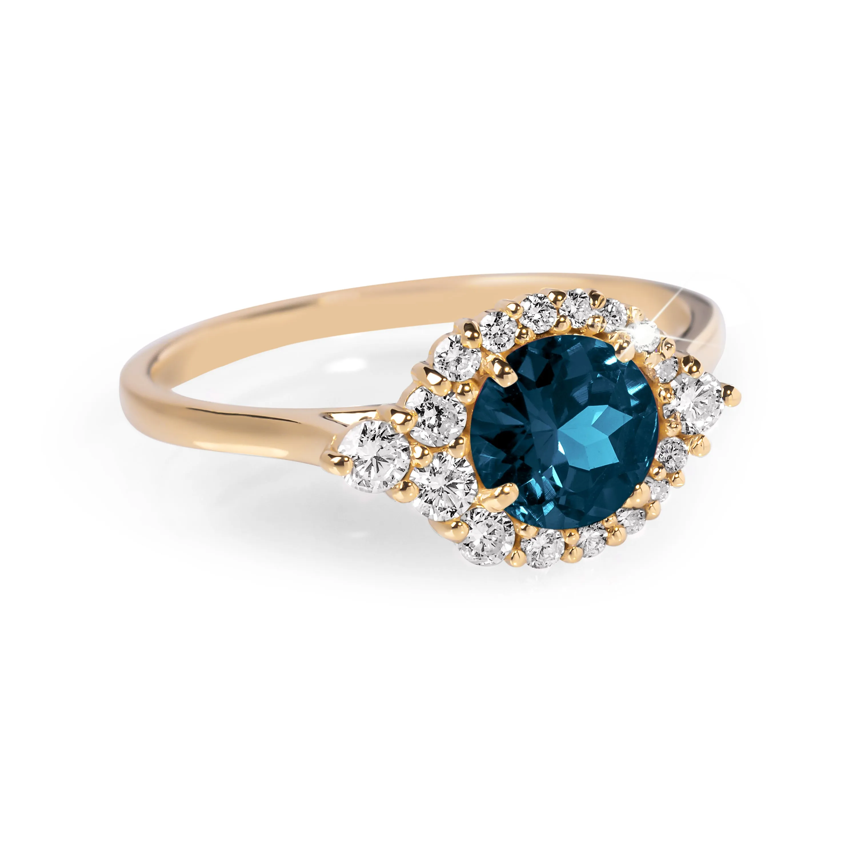 Wander London Blue Topaz Ring