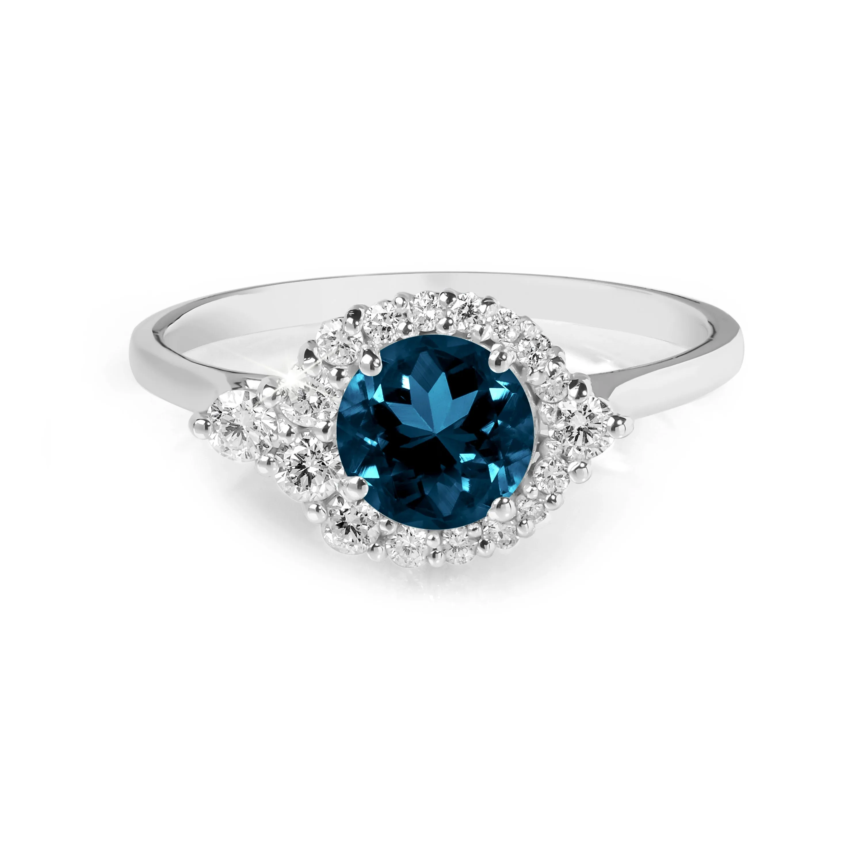 Wander London Blue Topaz Ring