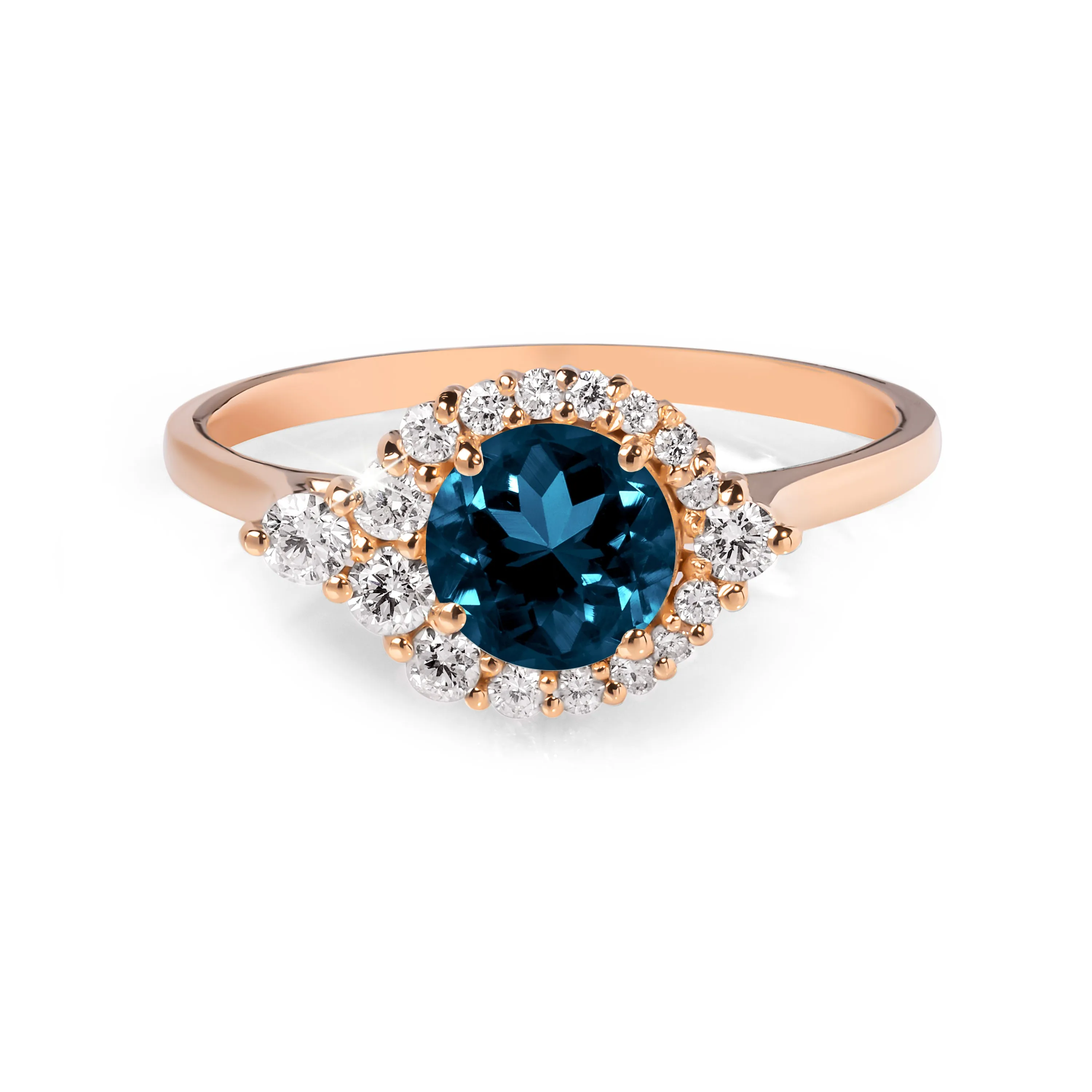 Wander London Blue Topaz Ring