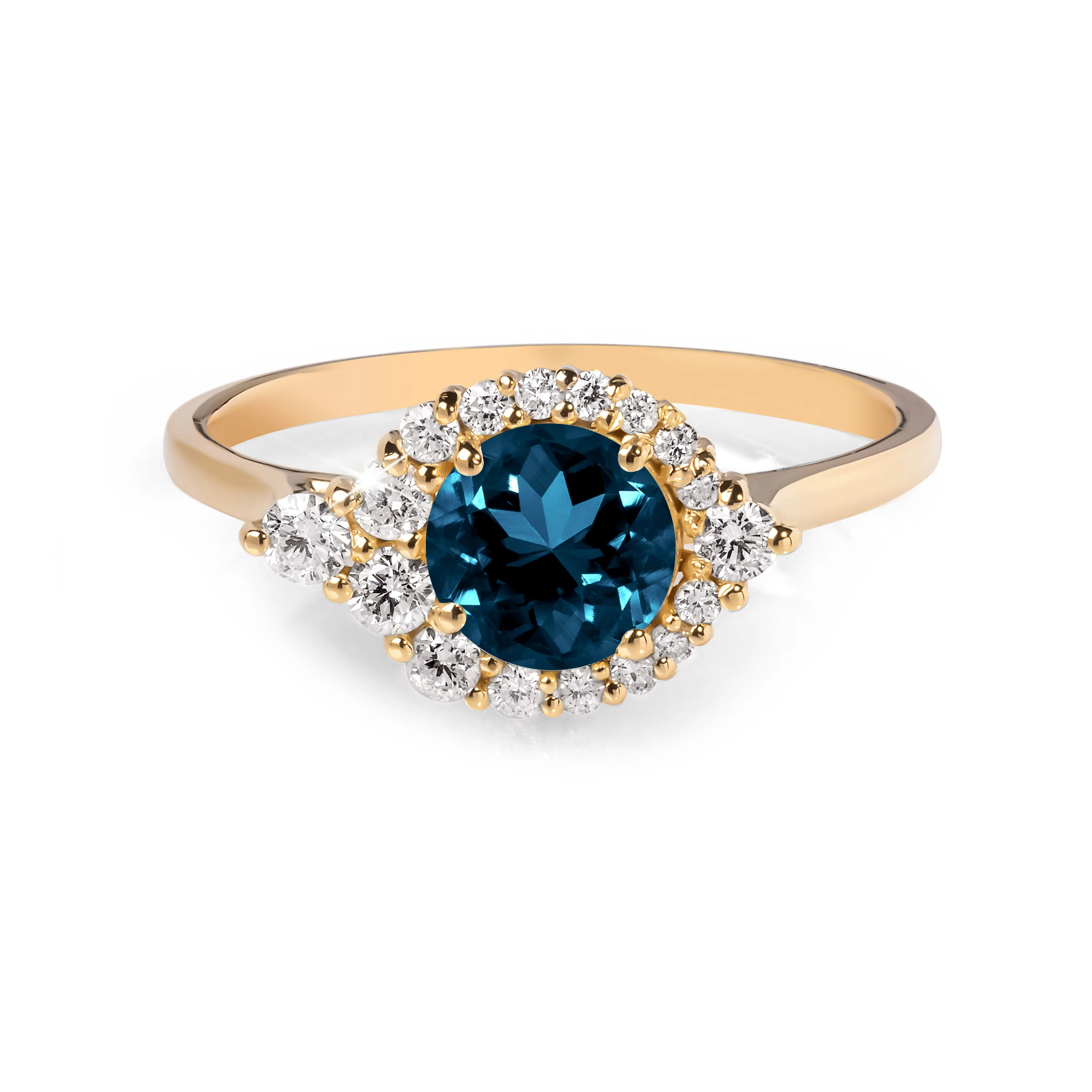 Wander London Blue Topaz Ring