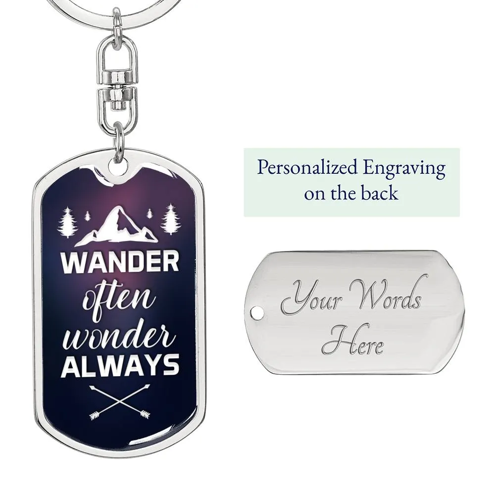 Wander often-Keychain