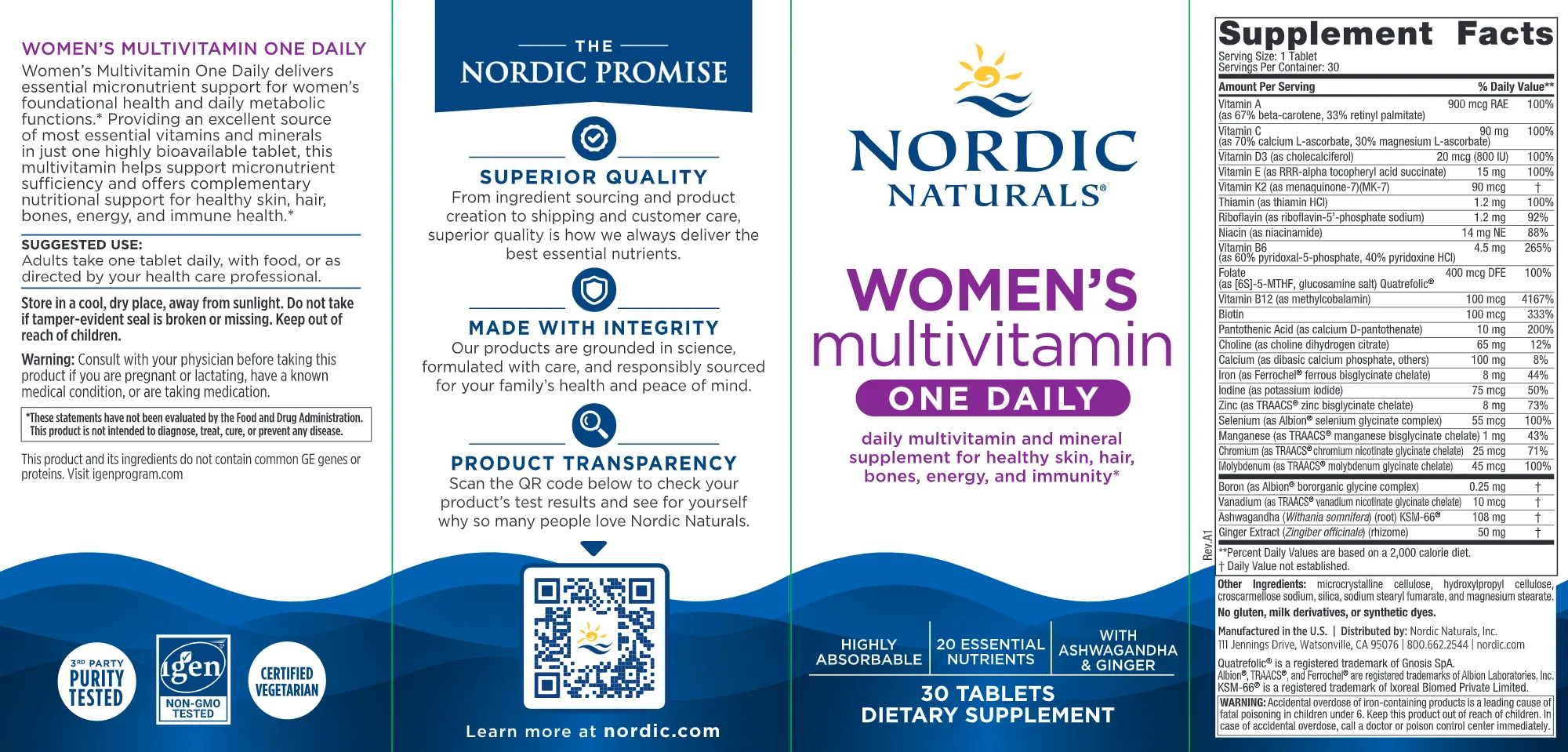Women's One Daily Multivitamin