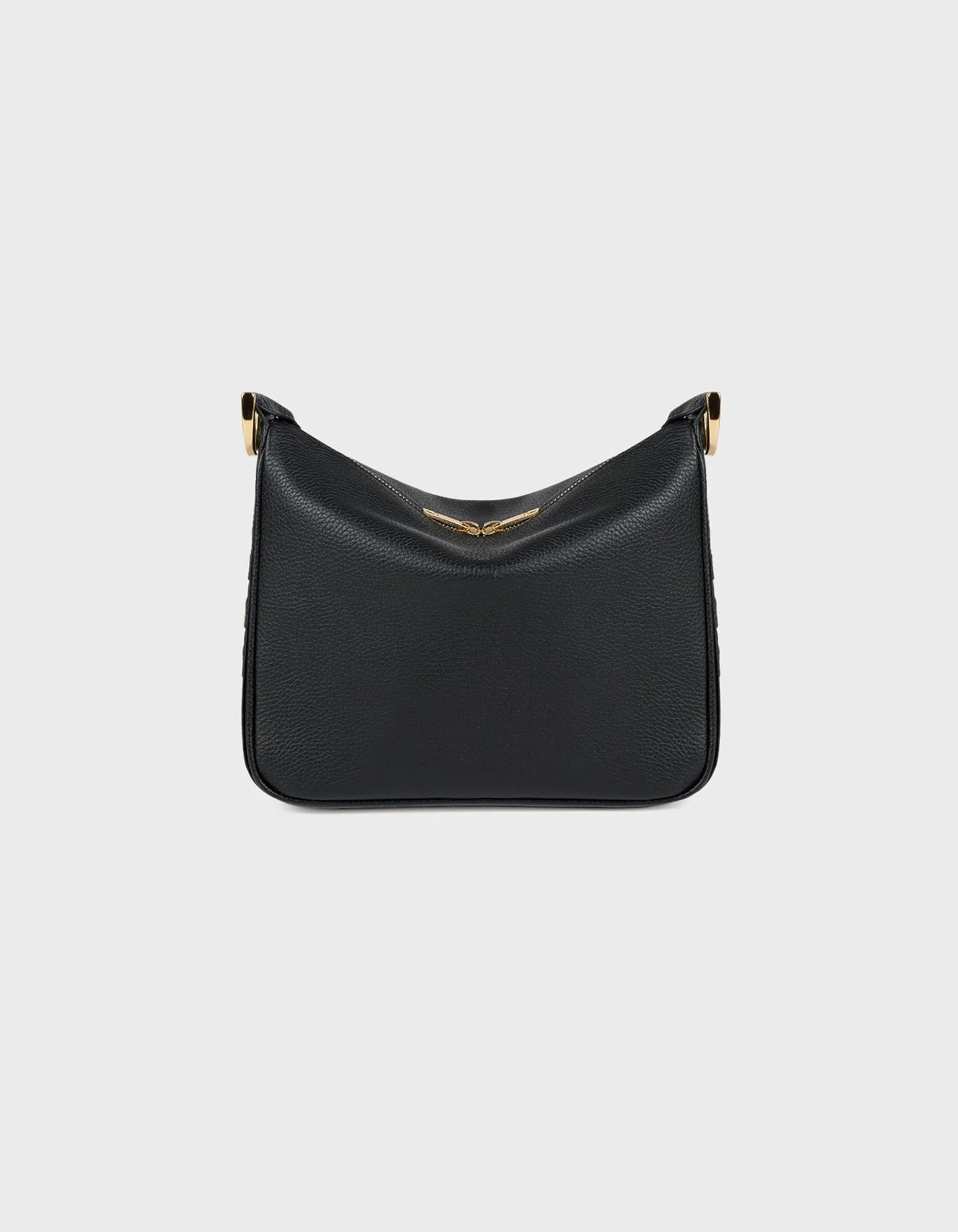 Woven Detail Mini Hobo Bag