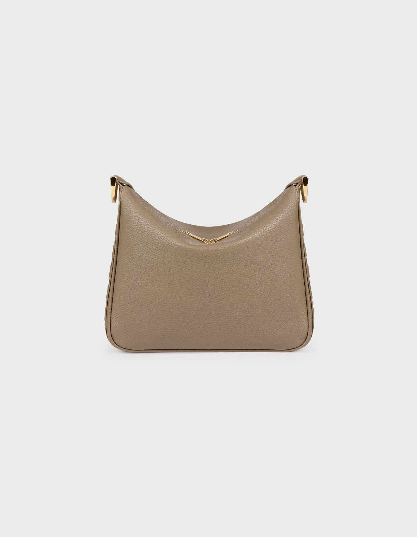 Woven Detail Mini Hobo Bag