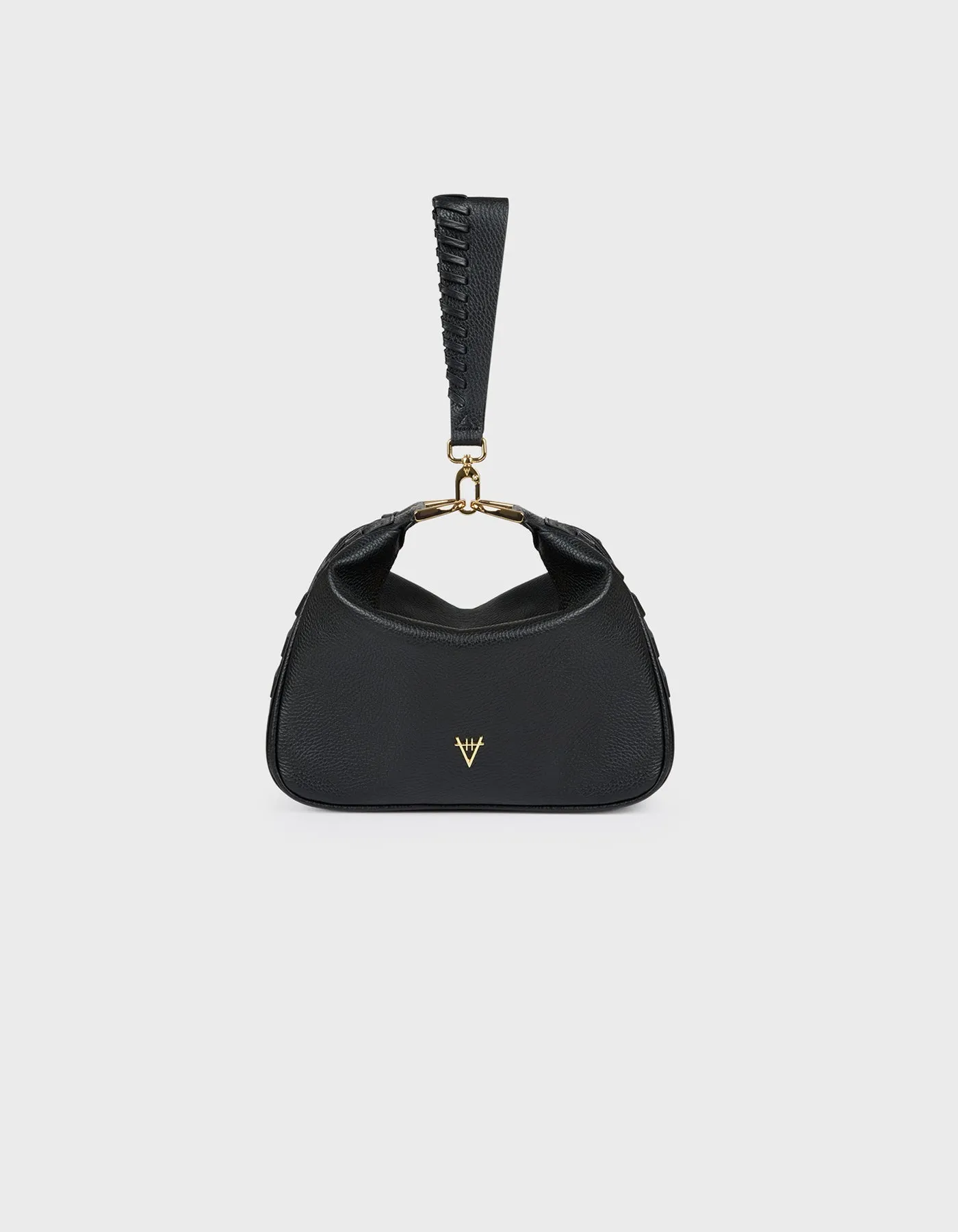 Woven Detail Mini Hobo Bag