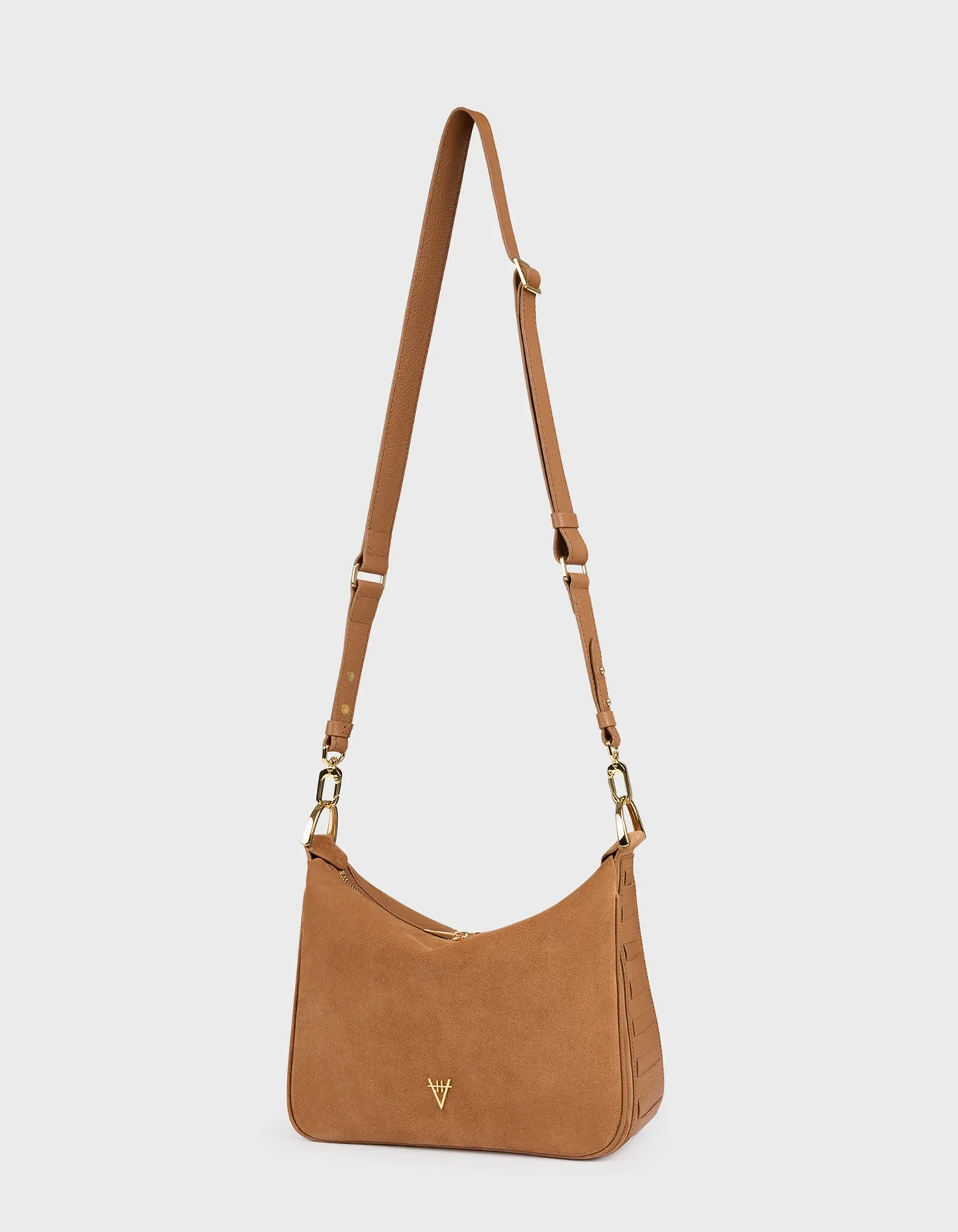 Woven Detail Mini Hobo Bag