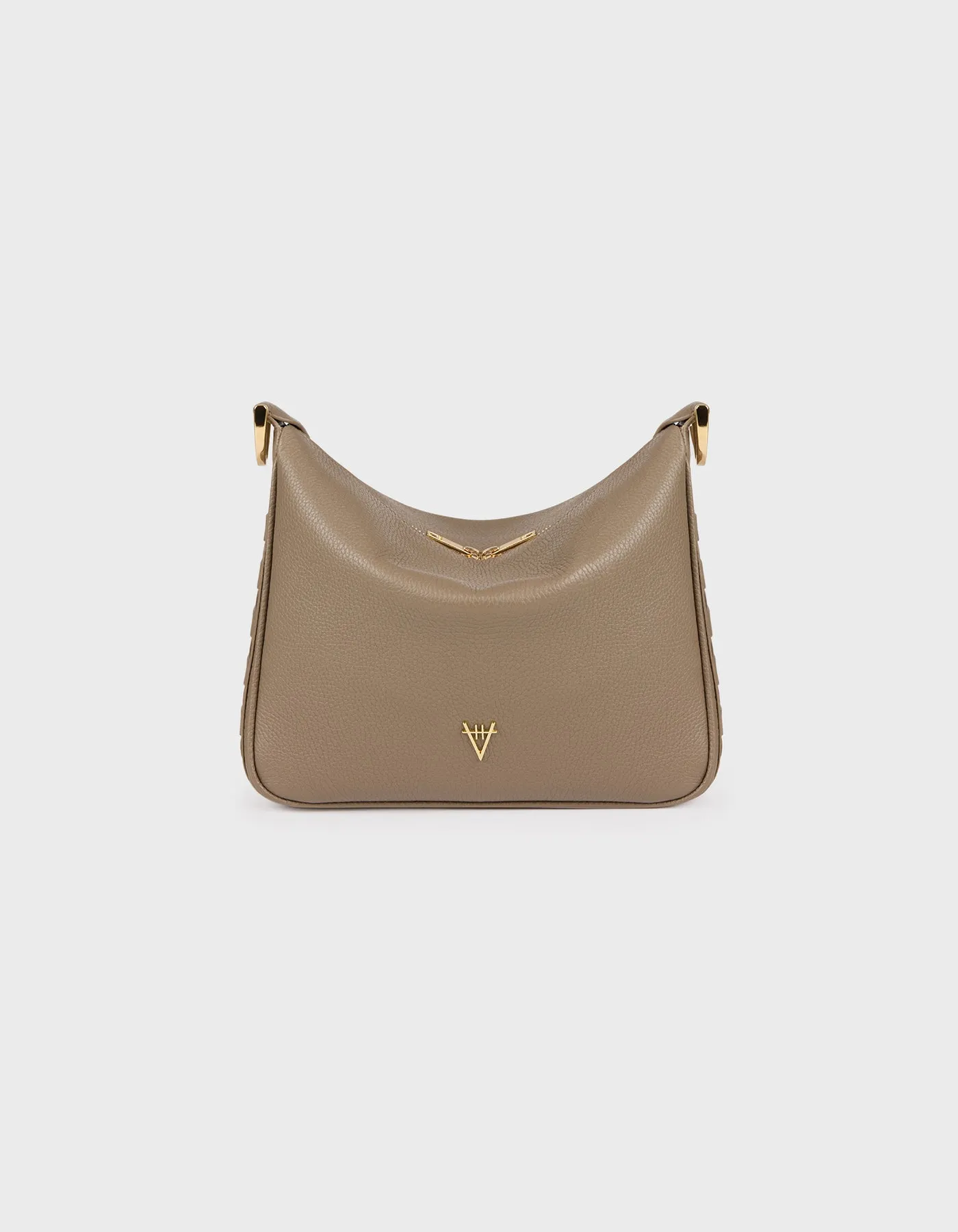 Woven Detail Mini Hobo Bag