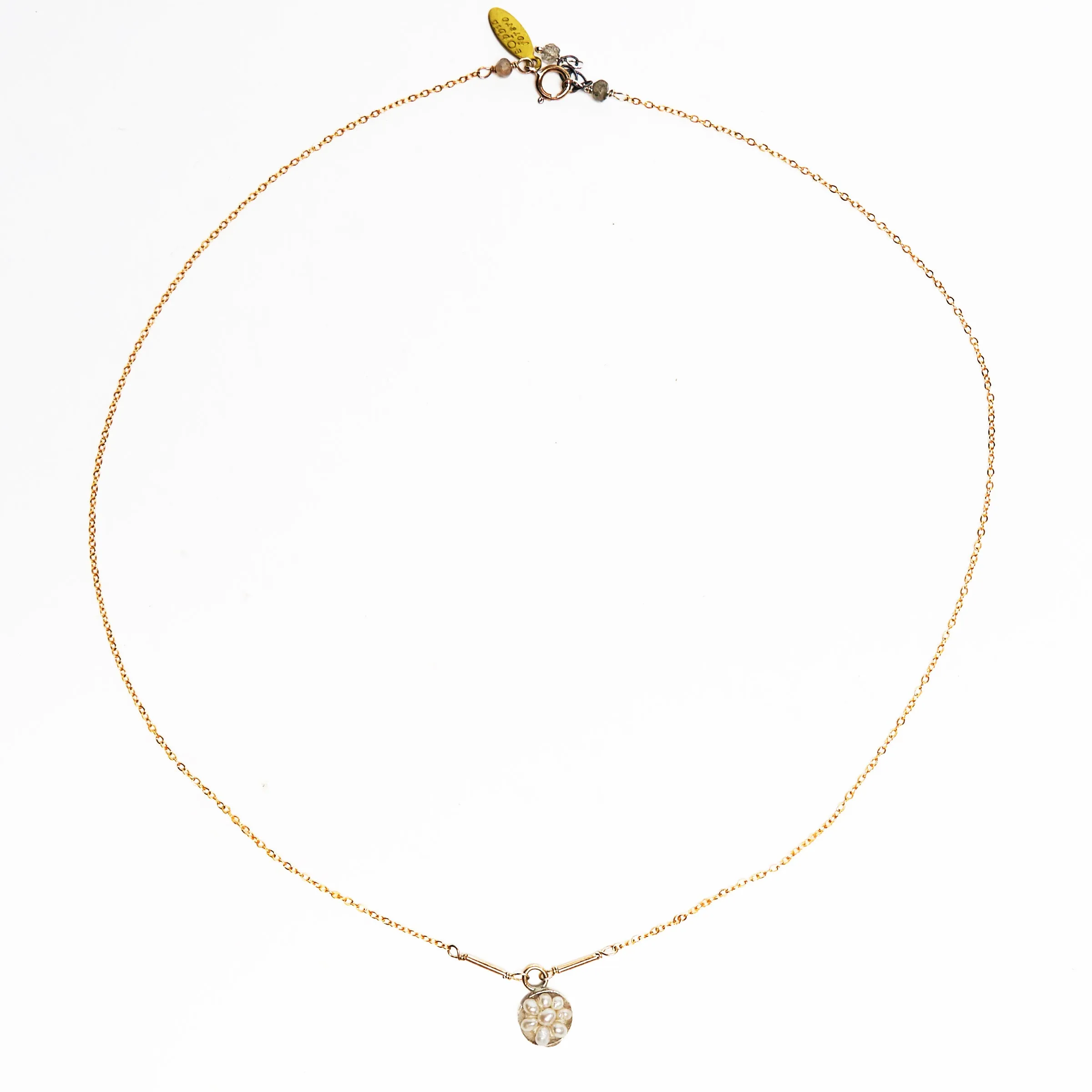 Your favorite mosaic gemstone pendant on a chain