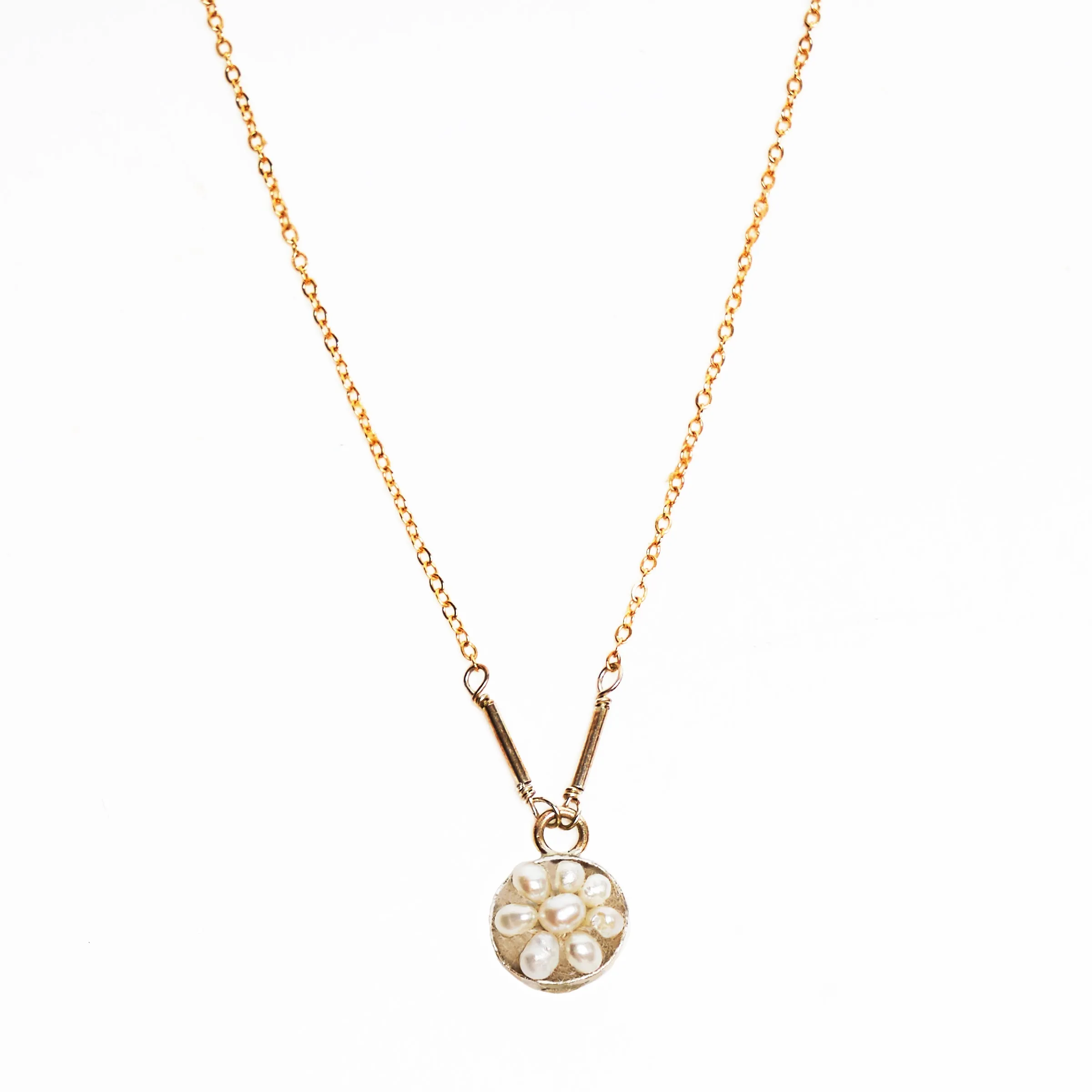 Your favorite mosaic gemstone pendant on a chain