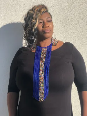 Zem Long Beaded Choker