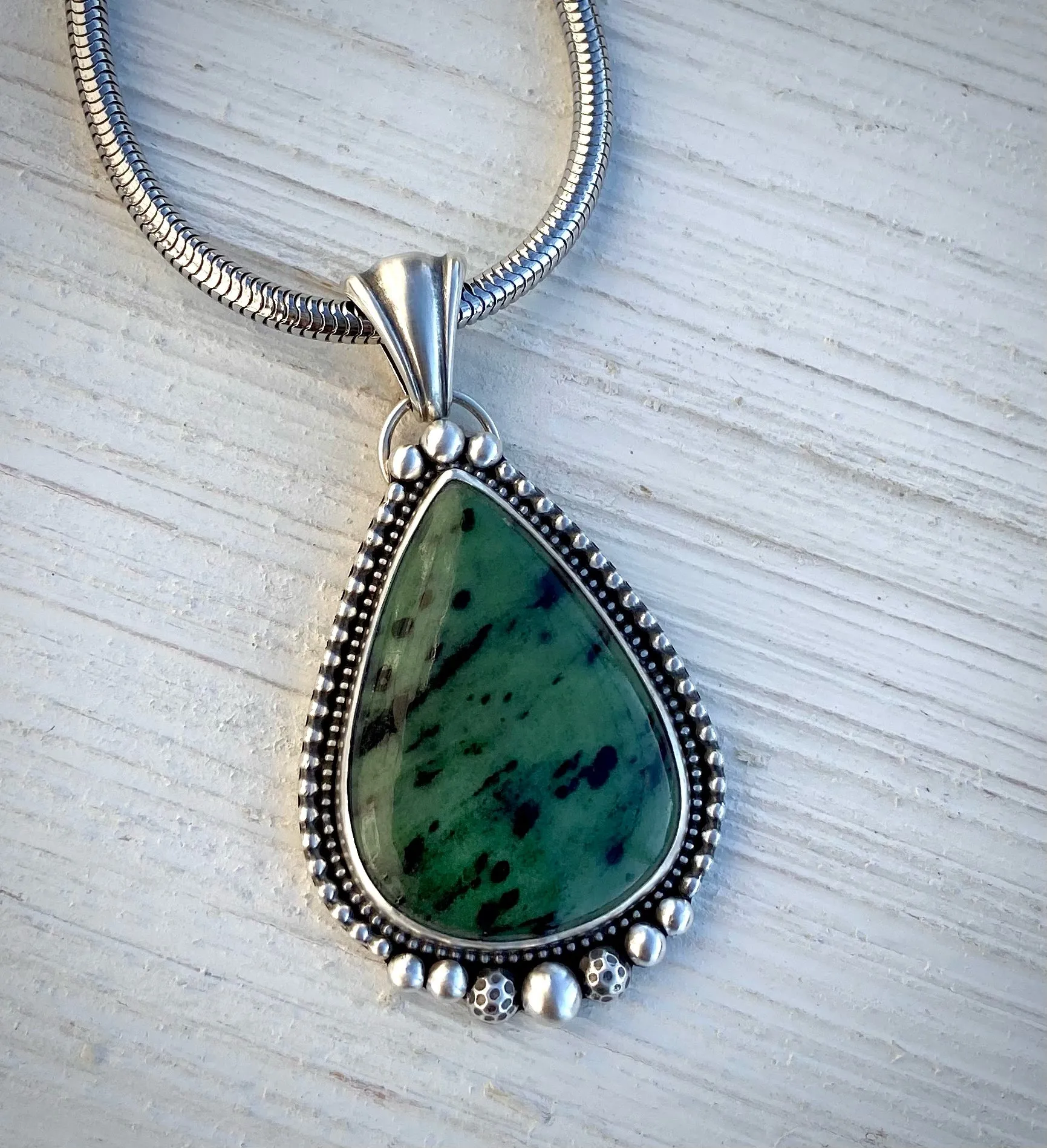 Zoisite Pendant